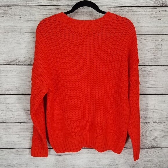 NEW One A Crew Neck Pullover Sweater Cable knit Long Raglan Sleeves NWT $78 - Picture 7 of 10